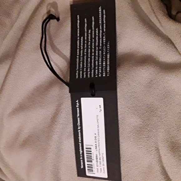 Genuine Versace Jeans Couture Leather Convertible Printed Crossbody - Picture 8 of 15